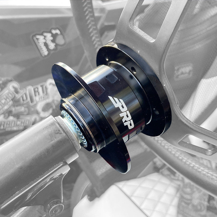 PRP Quick Release Steering Wheel Hub for Yamaha YXZ, Viking, Wolverine, Rhino Front View