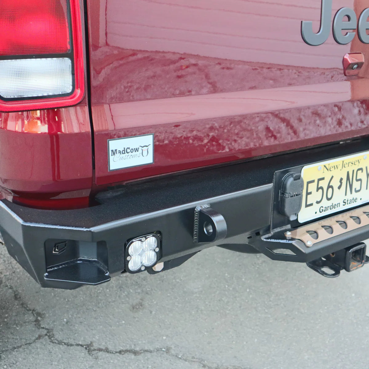 2020-2022 JEEP GLADIATOR OCTANE REAR BUMPER Front View
