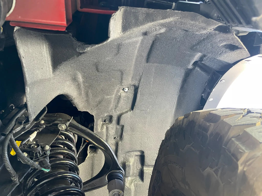 2021-2022 Ford Raptor Fenders Close-up Display on Vehicle