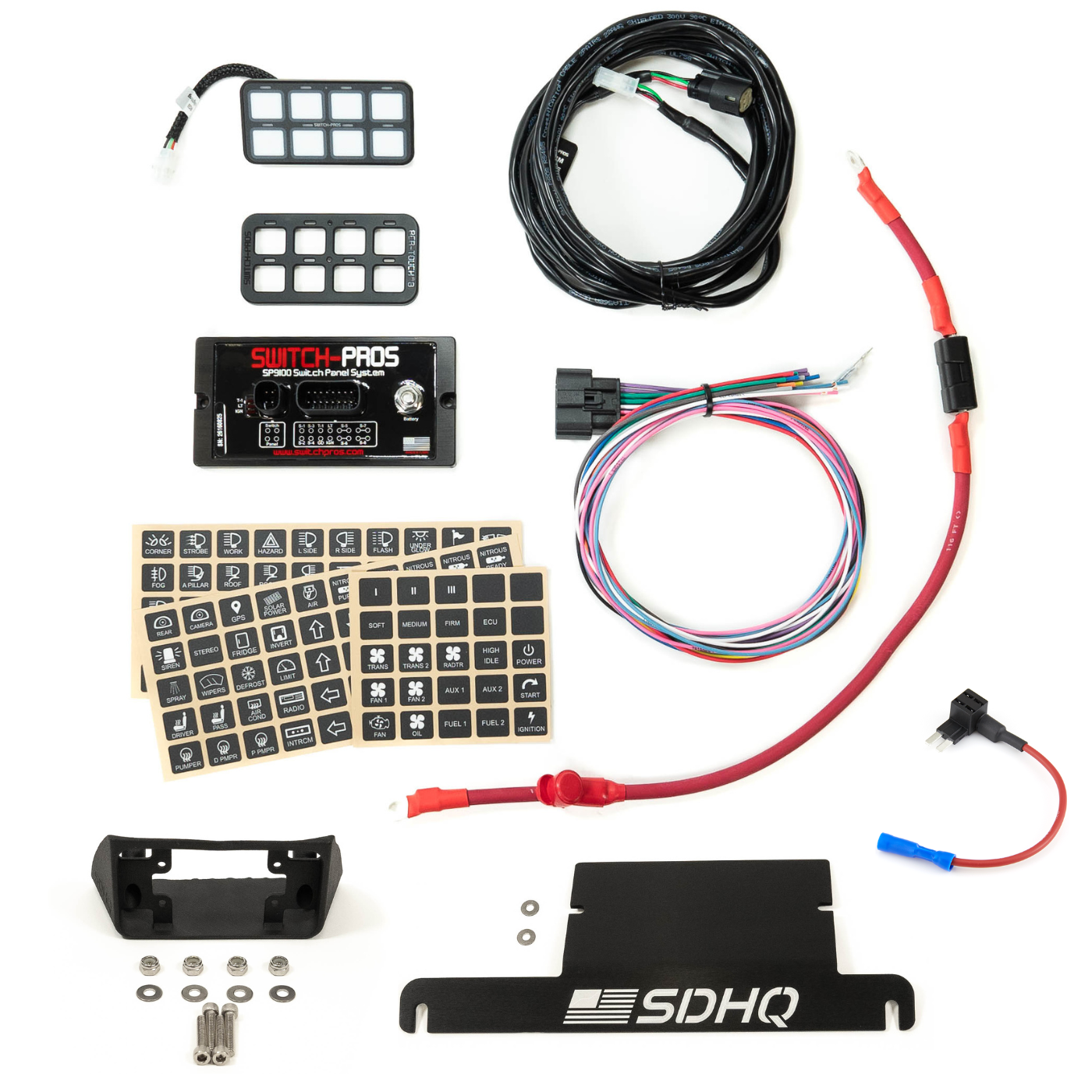 2018-2023 Jeep JL SDHQ Built Complete Switch-Pros Mounting System