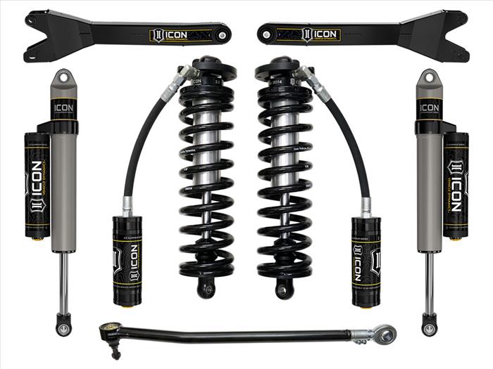 ICON 2023-2025 Ford F-250/F-350 Super Duty 4WD, 2.5-3" Lift, Stage 3 Coilover Conversion System w/ Radius Arms