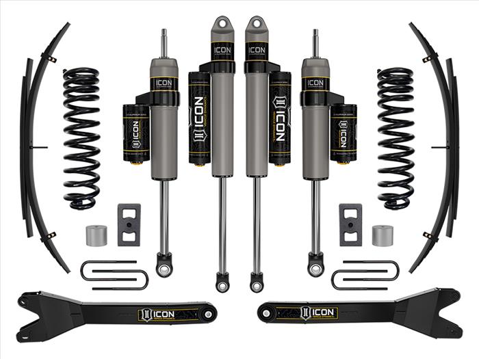ICON 2023-2025 Ford F-250/F-350 Super Duty 4WD, Diesel, 2.5" Lift, Stage 2 Suspension System w/ Radius Arms and Expansion Packs