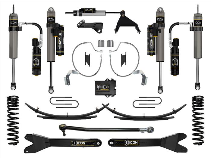 ICON 2023-2025 Ford F-250/F-350 Super Duty 4WD, Gas, 4.5" Lift, Stage 8 Suspension System w/ Radius Arms & Expansion Packs