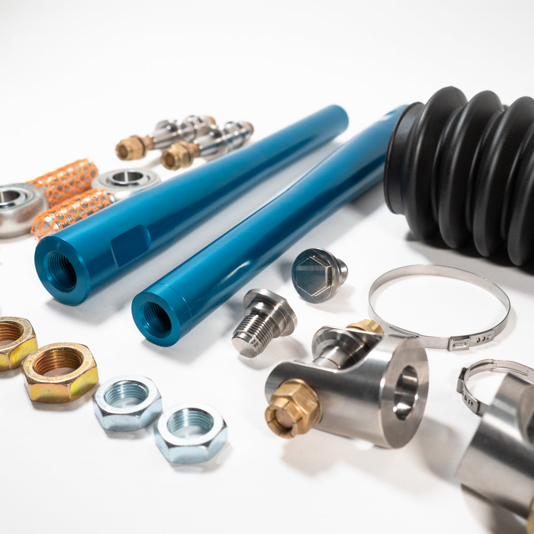 Kibbetech TRX Heim Steering Kit parts