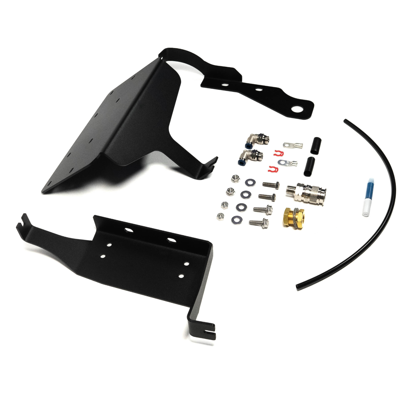 '08-21 Lexus LX570 SDHQ Built ARB Air Compressor Mount display of included parts and hardware