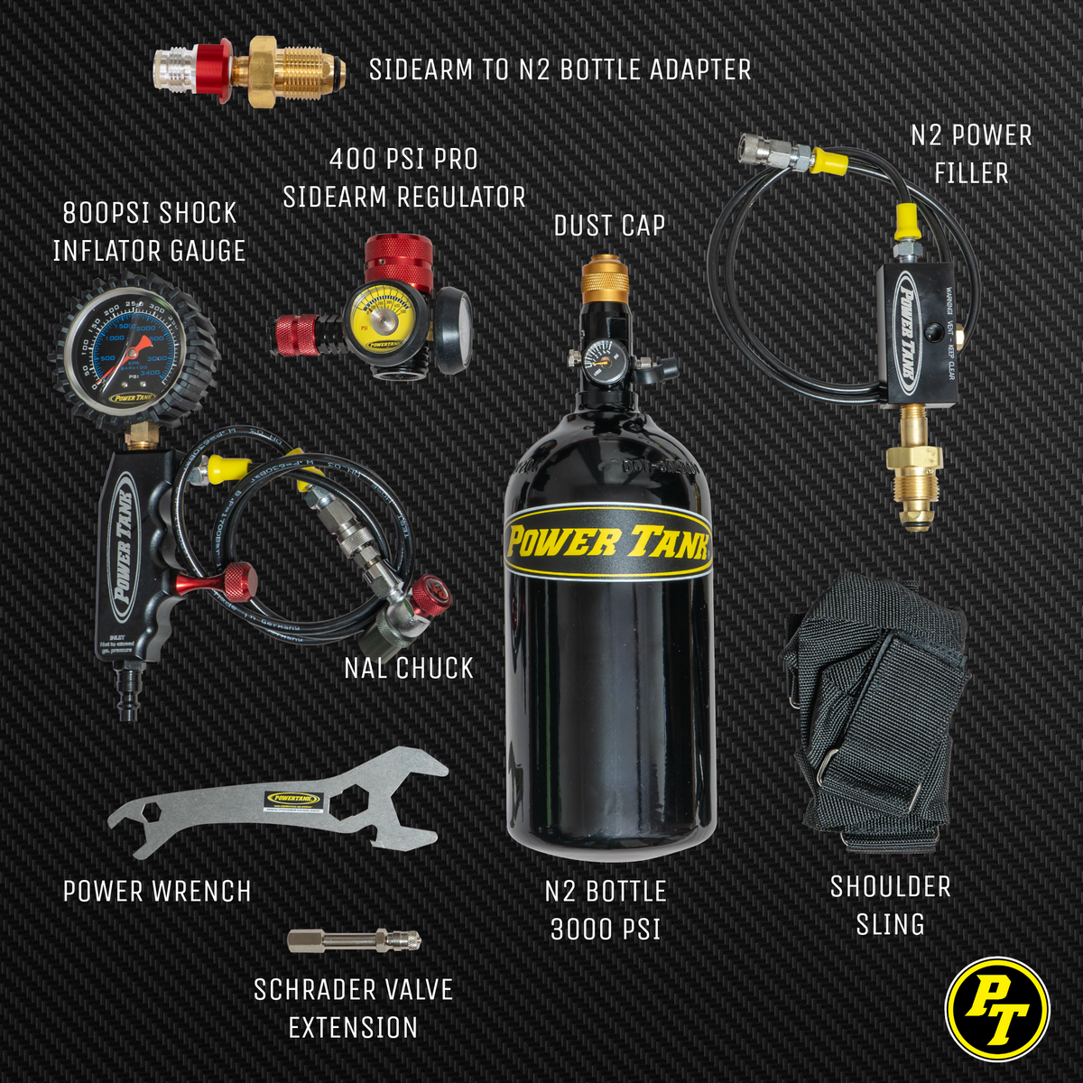 Shock Boss™ V2 - Portable Nitrogen Shock Tuning Kit