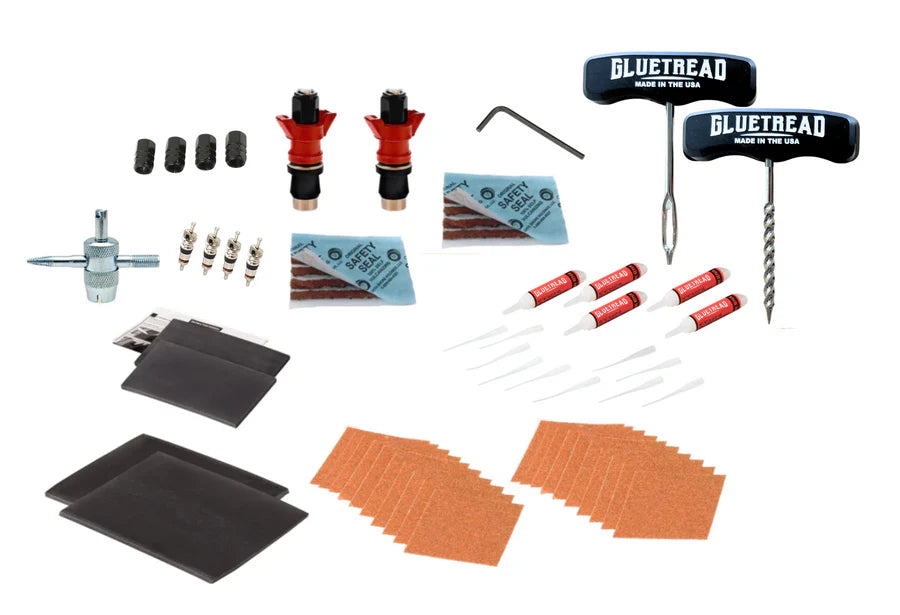 Gluetread Expedition Kit Display of Included Parts
