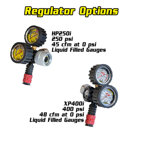 10 lb. Package B Power Tank | Candy Red | XP400 Regulator | COMP2 Super Bracket