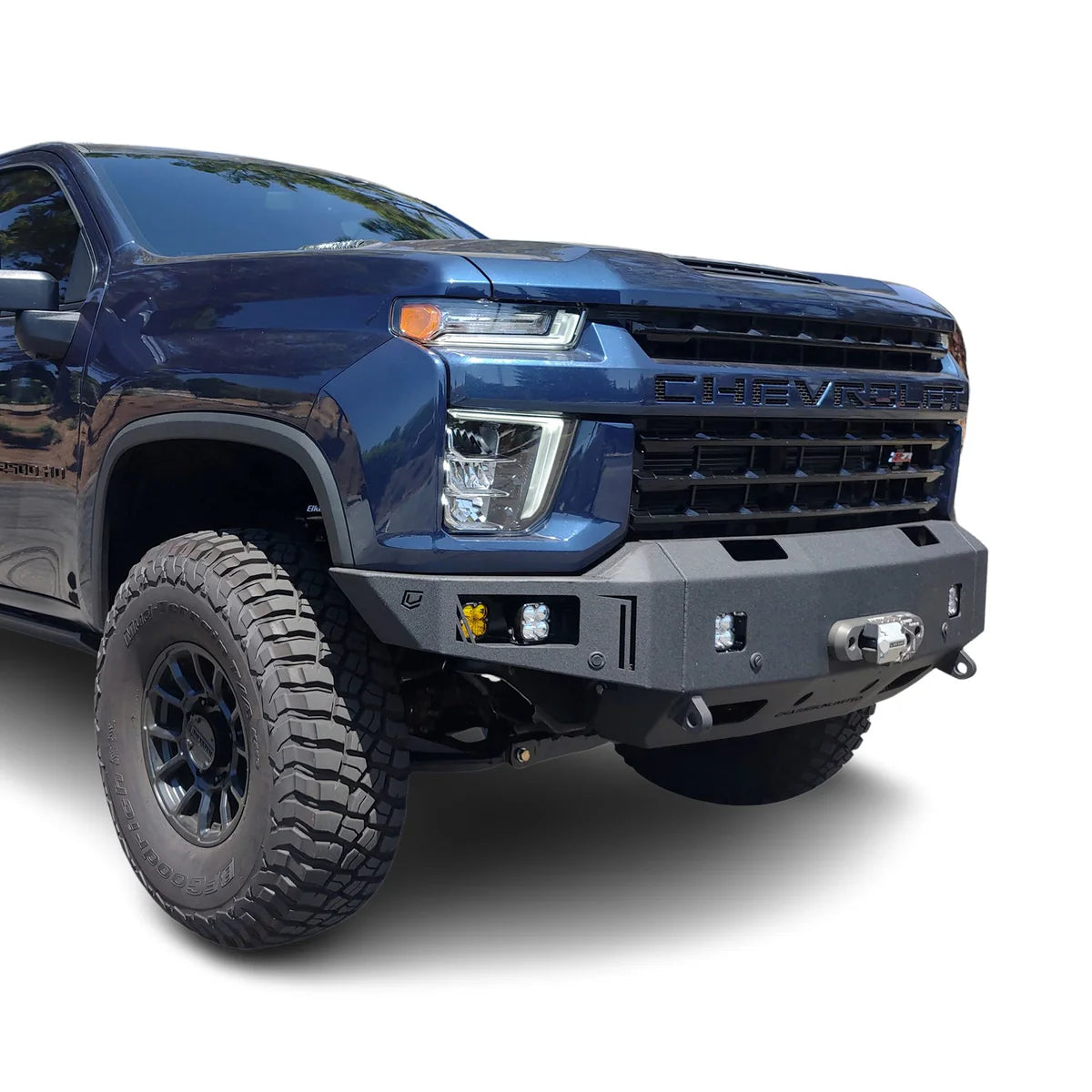 2020-2023 CHEVY SILVERADO 2500/3500 OCTANE FRONT WINCH BUMPER Front View