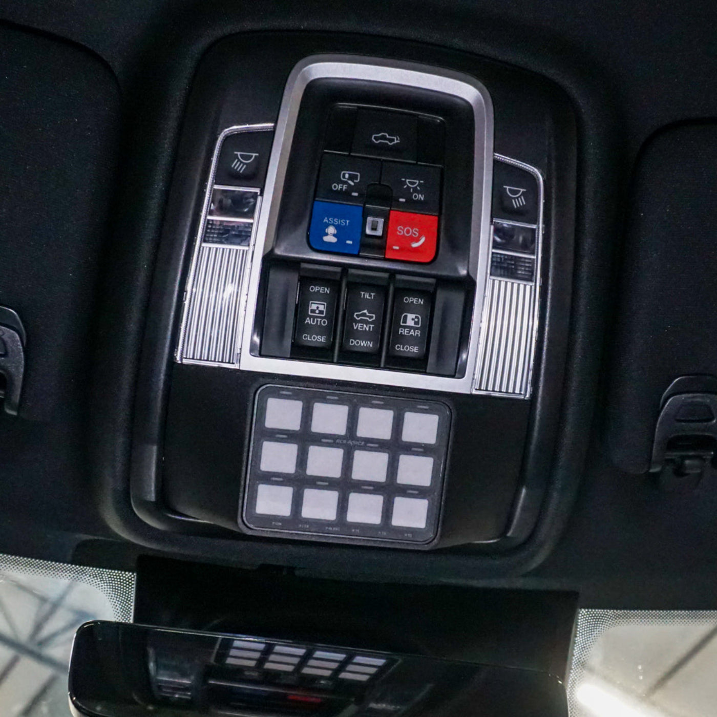 2021-2024 Ram TRX SDHQ Built 3D Printed Sunglass Keypad Mount Conversion installed