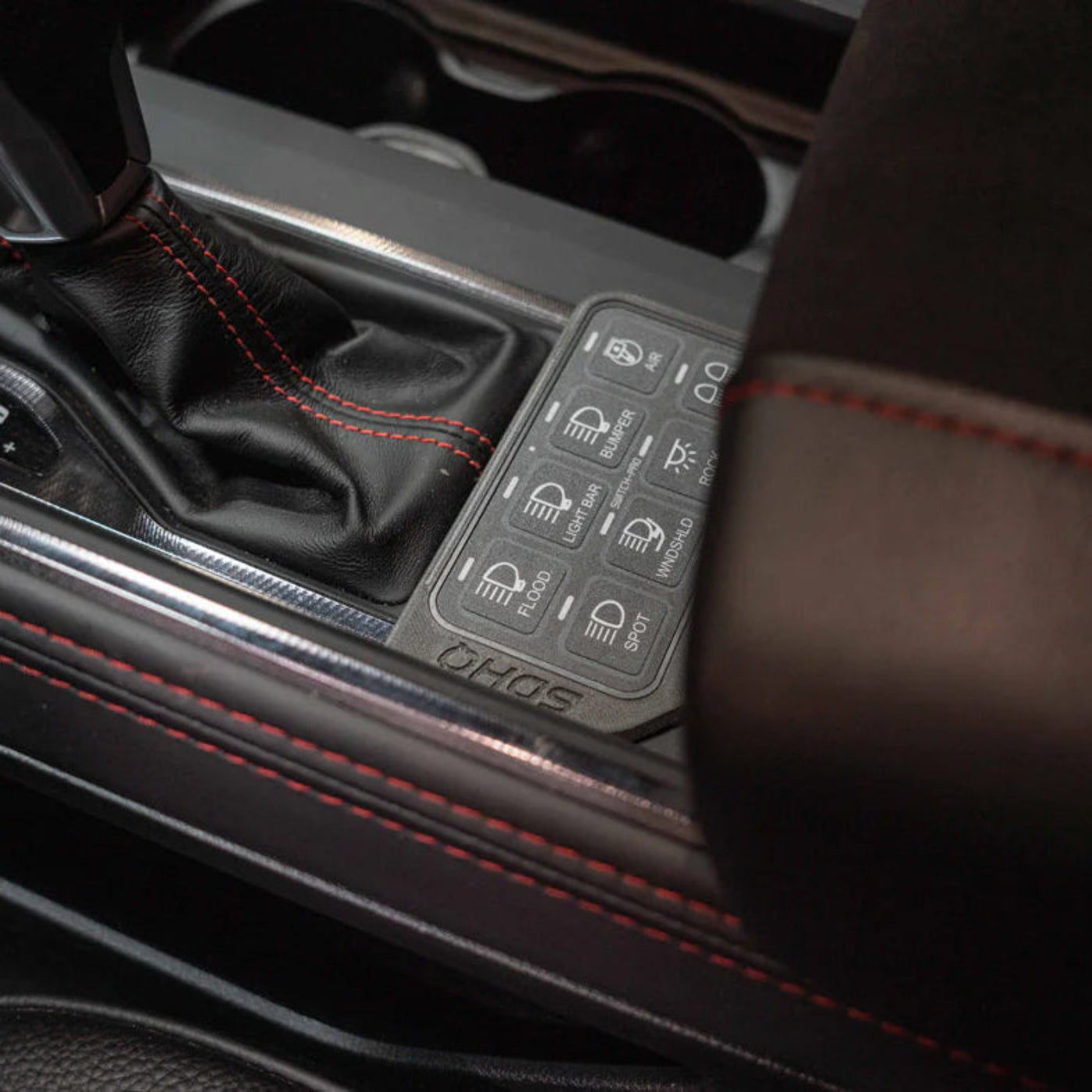 SDHQ Built 21-24 Ram TRX SDHQ Built Complete Switch Pros Mounting Kit display of Keypad Mount installed