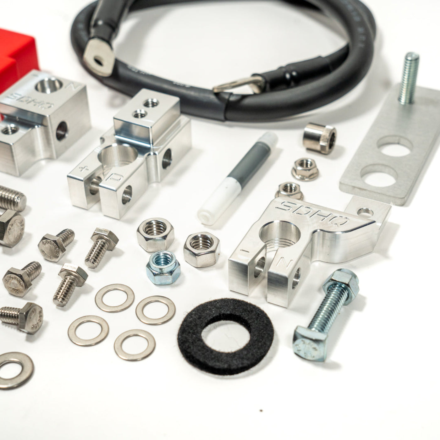 SDHQ Built 21-24 Ram TRX SDHQ Built Complete Switch Pros Mounting Kit display of included terminal kit