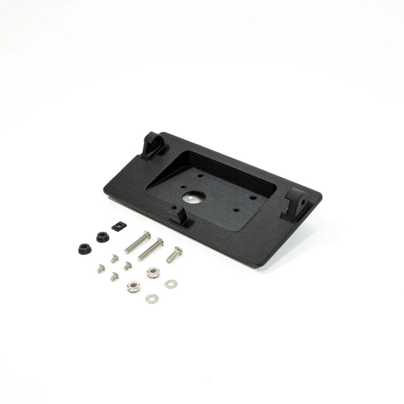 '24 Ford Ranger Complete Switch Pros Kit display of included RCR keypad mount parts and hardware