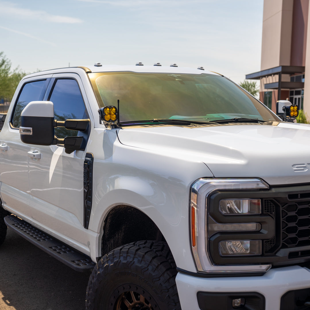 '23-24 FORD SUPER DUTY SDHQ BUILT A-PILLAR LIGHT MOUNTS
