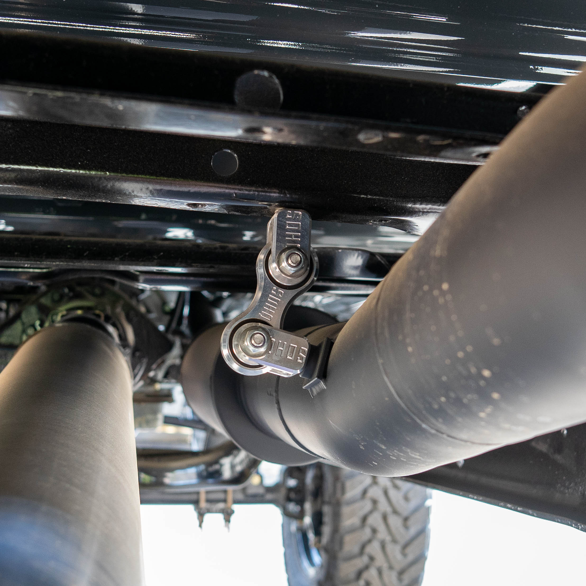SDHQ Built Billet Exhaust Hanger Clevis Bracket