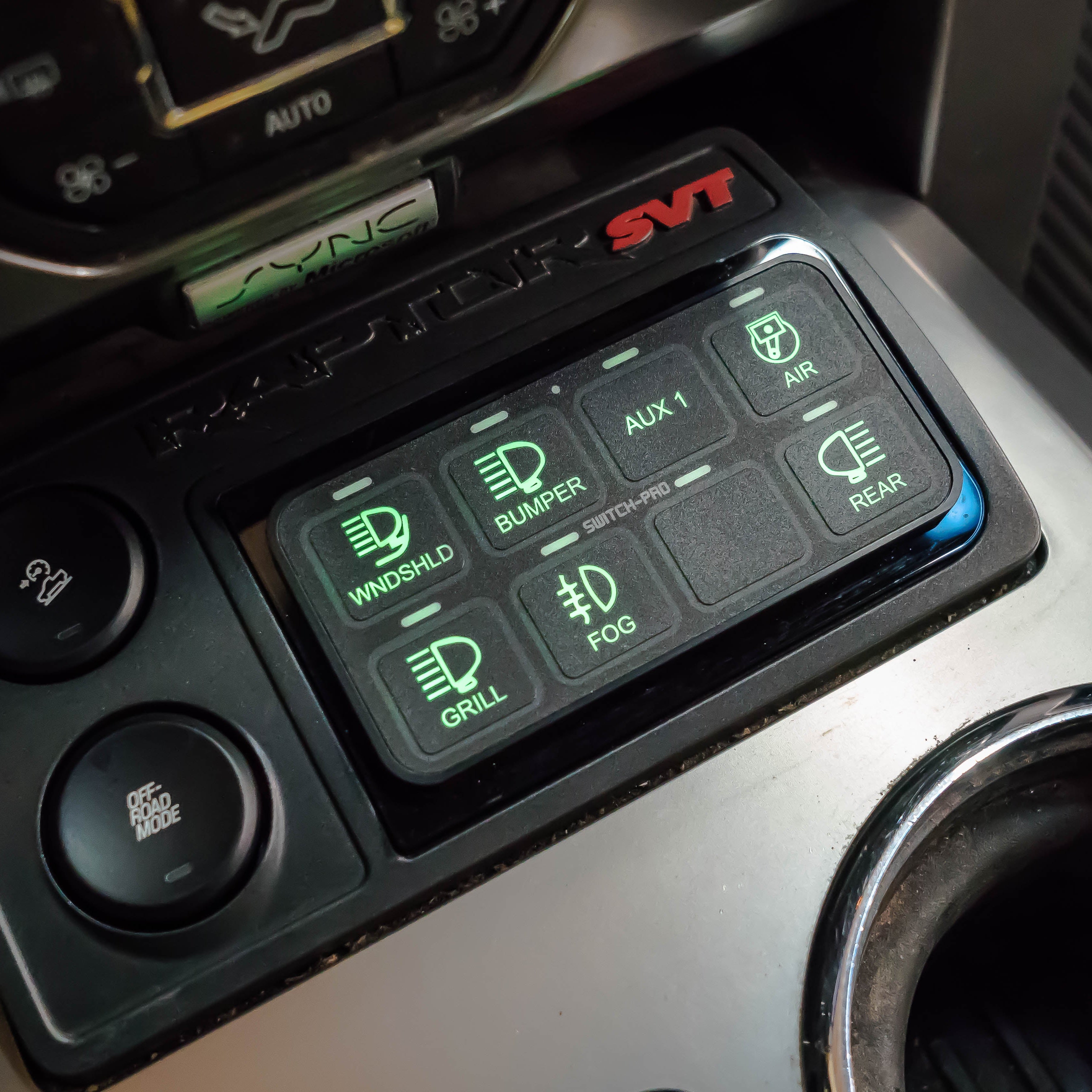 '10-14 Ford Raptor SDHQ Built Switch-Pros Keypad Mount