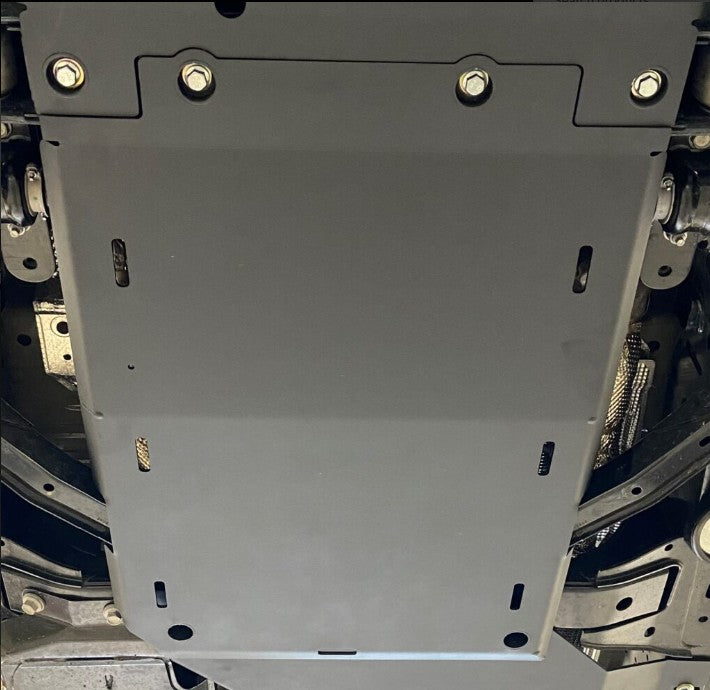 Transmission Skid Plate with x-members | 24+Ranger / 21+Bronco 2.7L