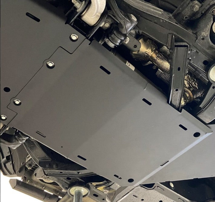 Transmission Skid Plate with x-members | 24+Ranger / 21+Bronco 2.7L