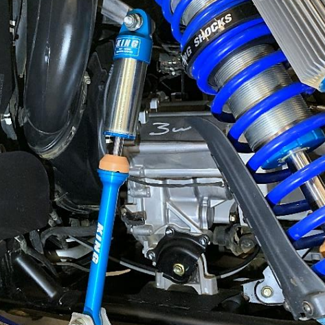 2022+ Polaris RZR PRO R 2.0 Rear Sway Bar Shock Front View