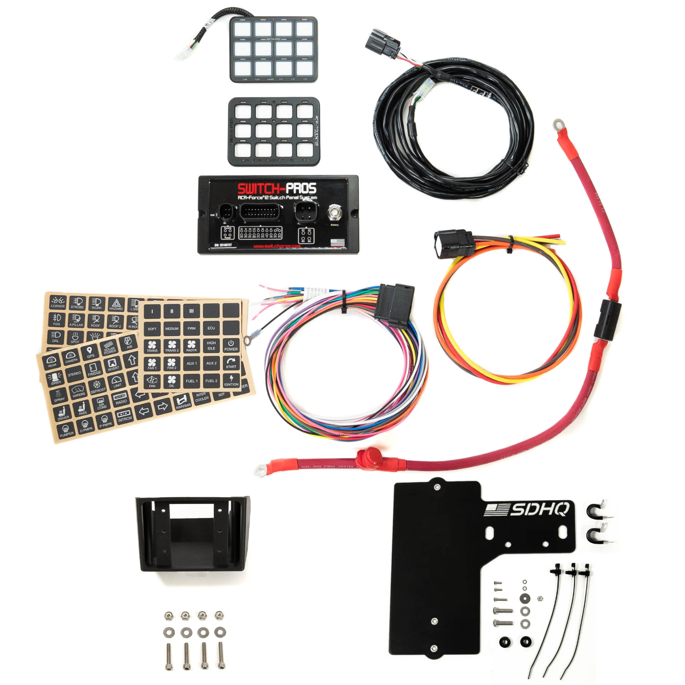 2016-2023 Toyota Tacoma SDHQ Built Complete Switch Pros RCR FORCE 12 Mounting Kit