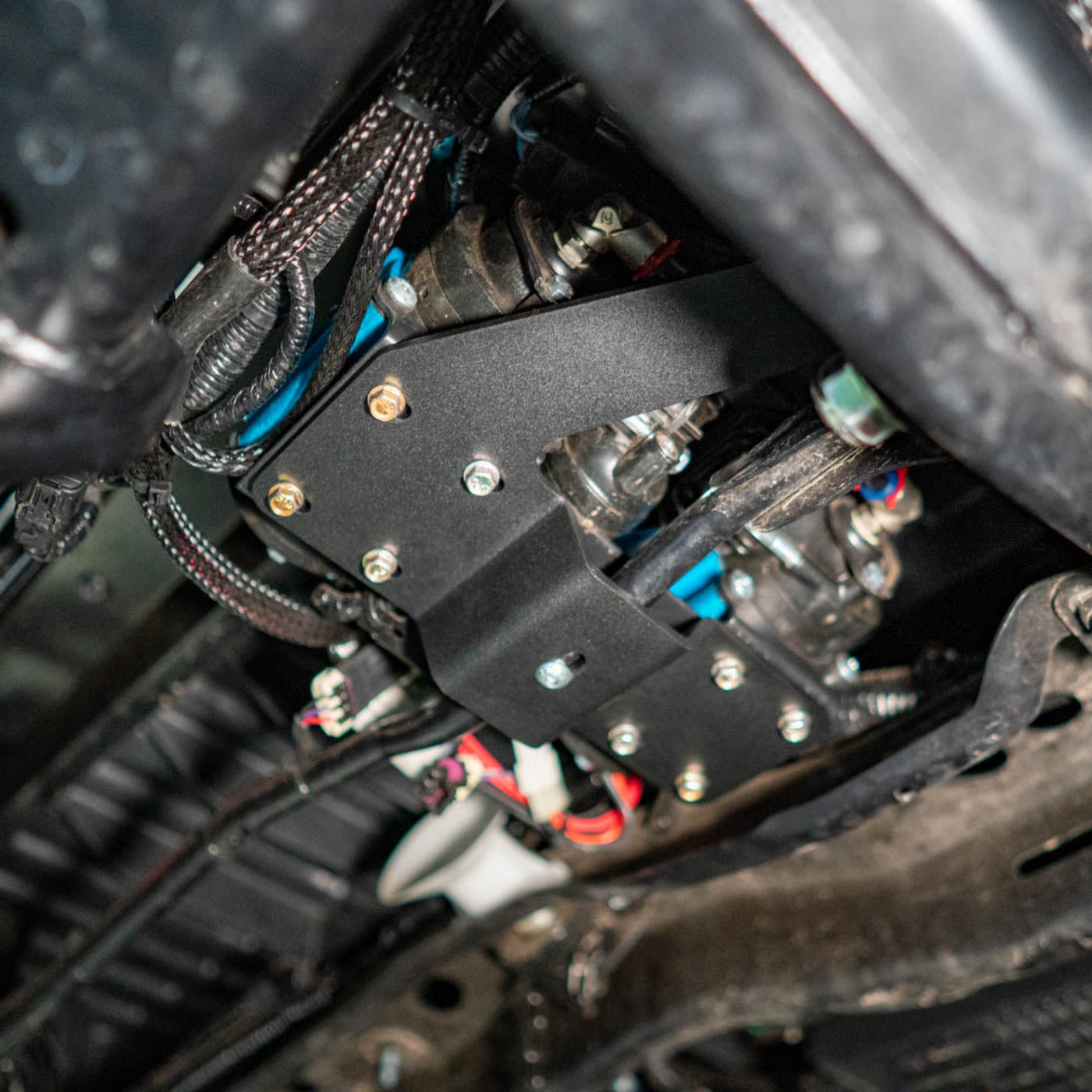 SDHQ Built '24 Tacoma Air Compressor Mount Kit installed