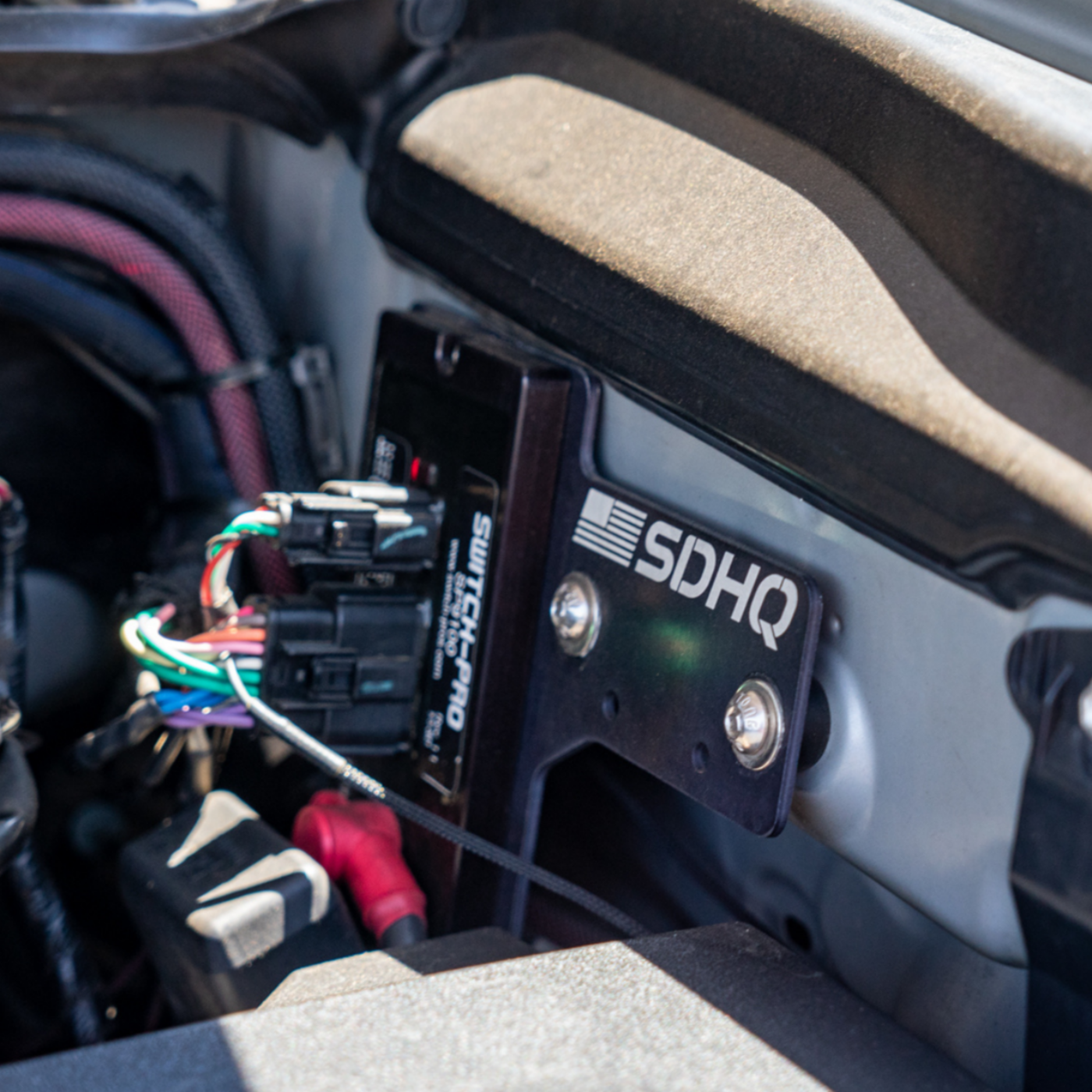'16-23 Toyota Tacoma SDHQ Built Complete Overhead SP-9100 Mounting Kit power module mount installed