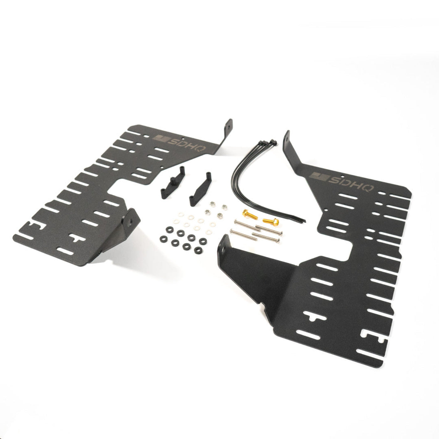 '22-25 Toyota Tundra/2023+ Sequoia SDHQ Built Behind the Grille Light Bar Mount display of included parts and hardware