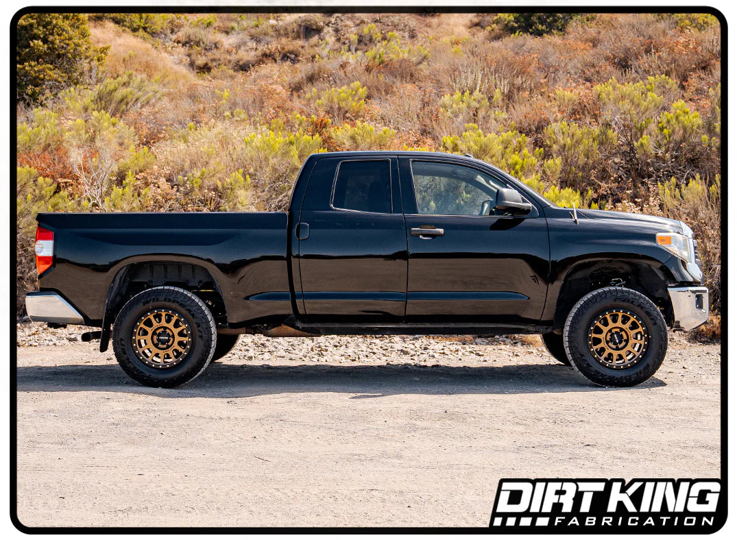 07-21 Tundra 2.5 Coilovers | DCA Remote Reservoir Front View
