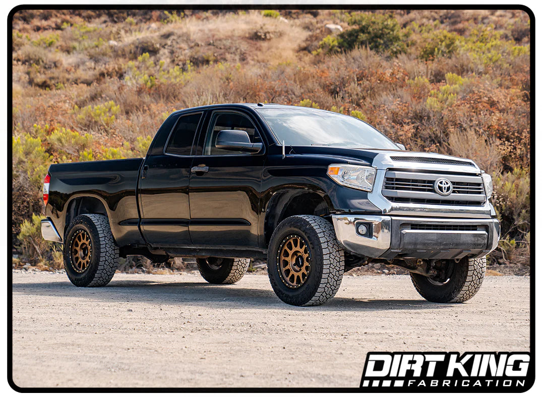 07-21 Tundra 2.5 Coilovers | DCA Remote Reservoir Front View