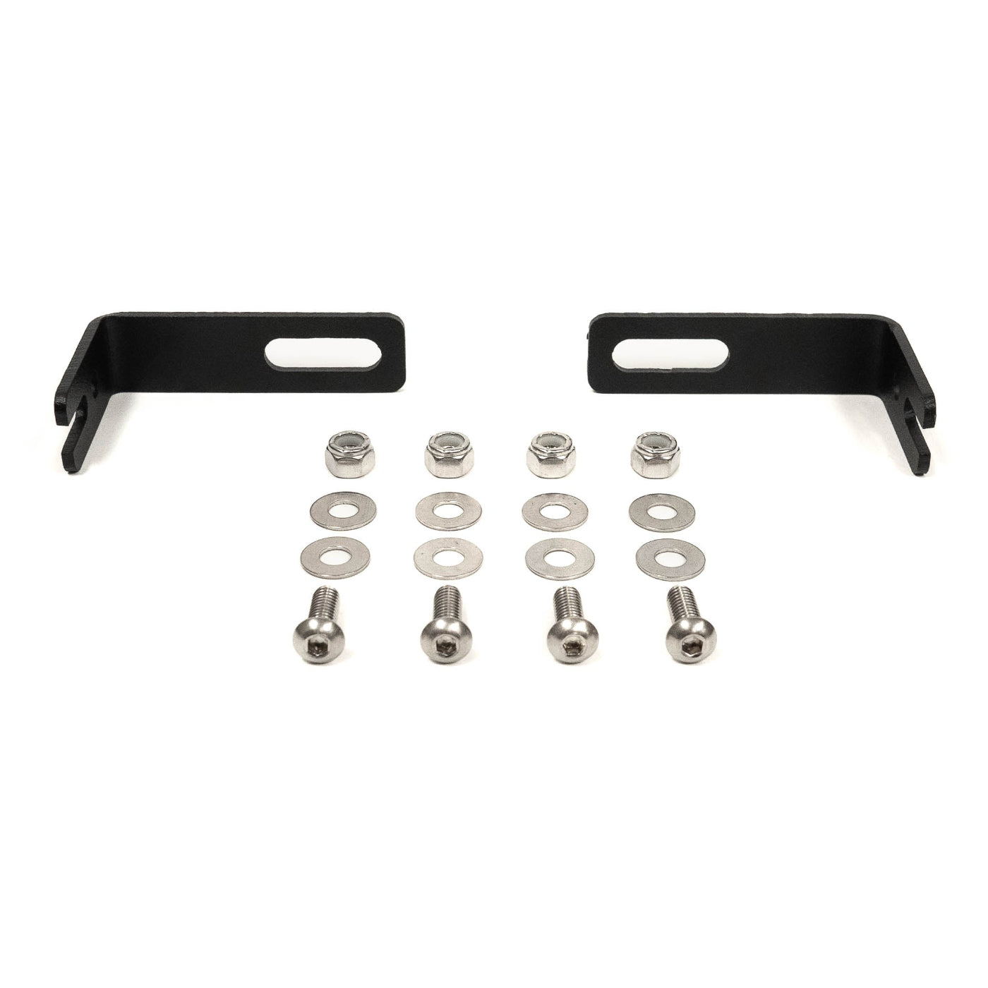 SDHQ Built Universal Behind the Grille S2 Mount display of included parts and hardware