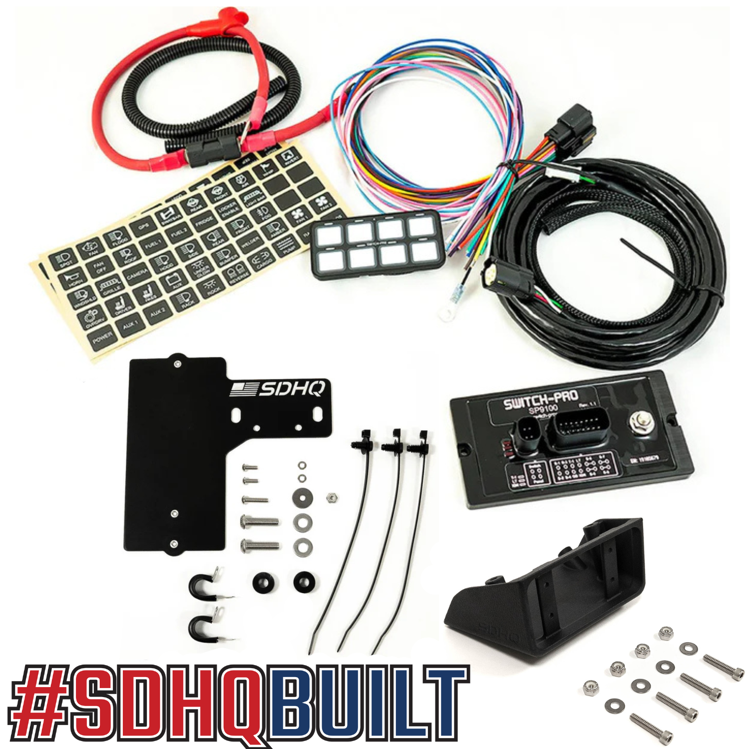 '16-23 Toyota Tacoma SDHQ Built Complete Switch Pros SP-9100 Mounting Kit
