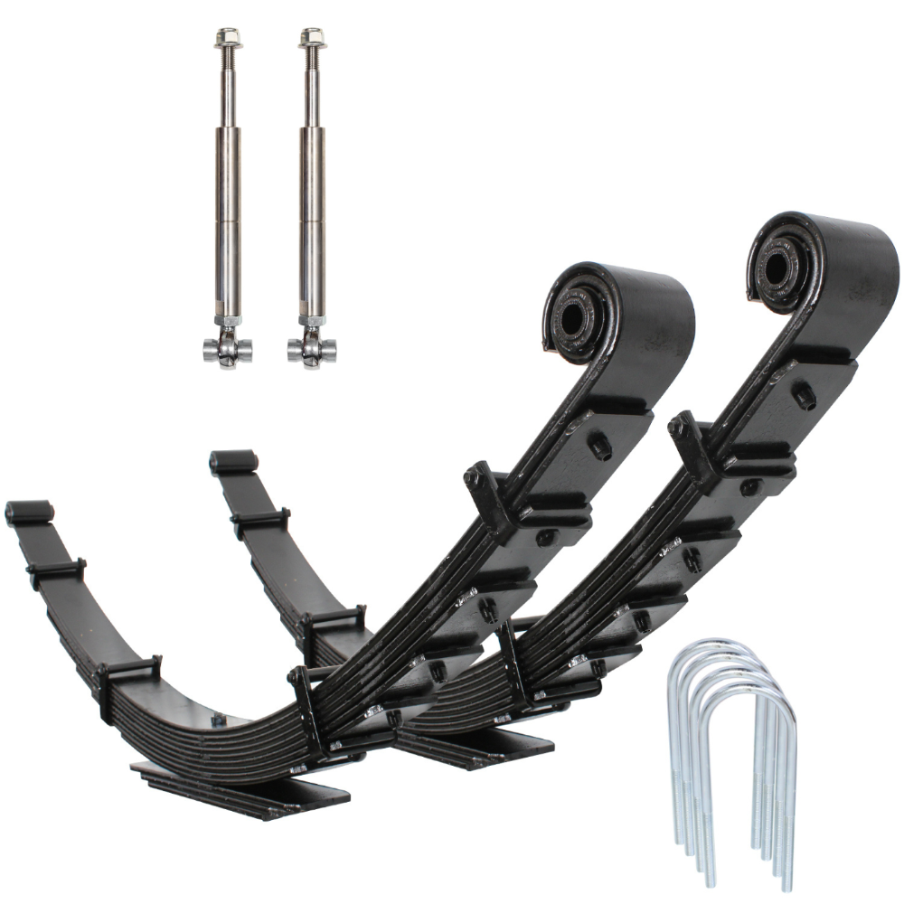 '05-07 Ford F250/350 3.0 Unchained System-4.5" Lift Display of Included Parts