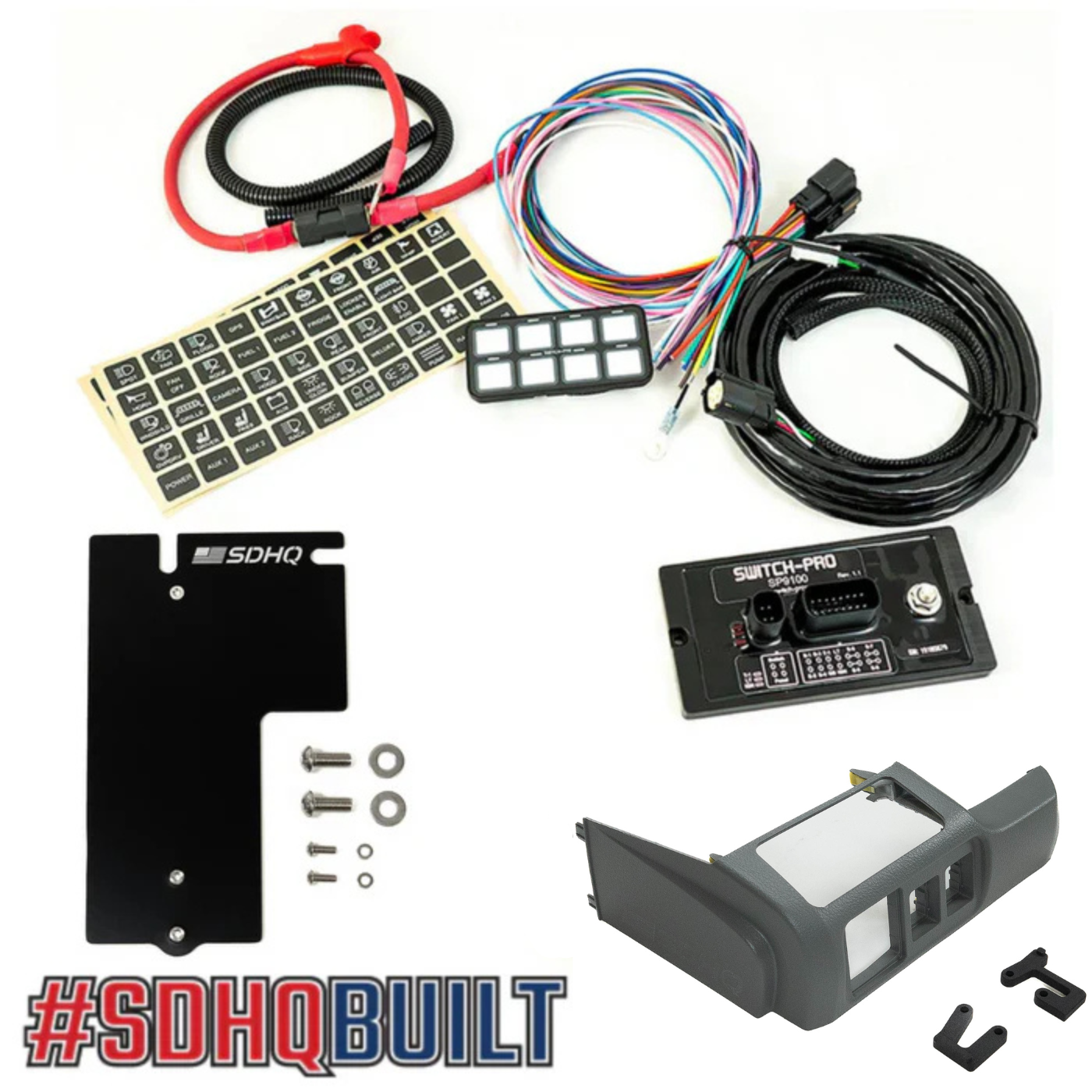 '10-24 Toyota 4Runner SDHQ Built Complete Switch Pros Mounting Kit