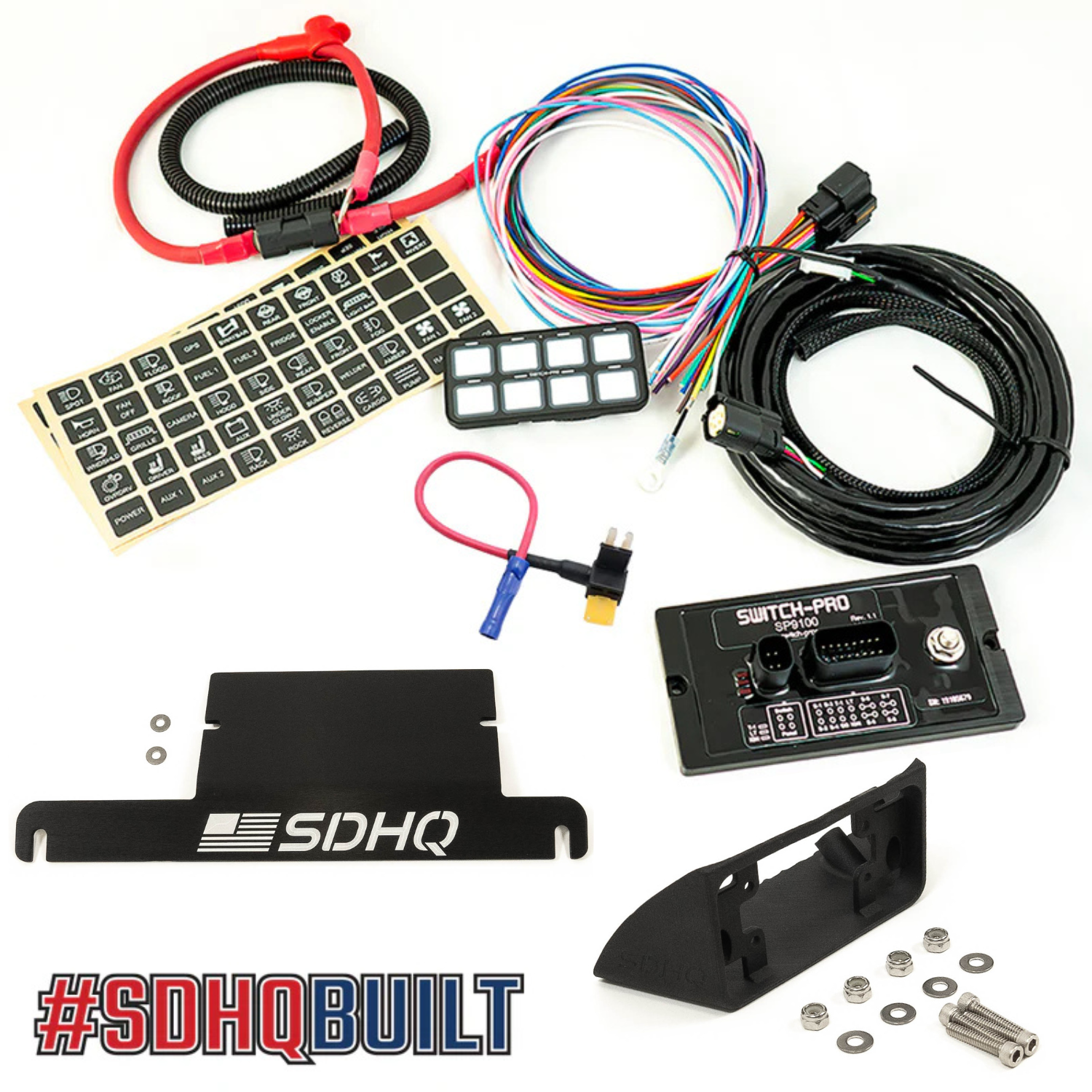 '20-23 Jeep JT SDHQ Built Complete Switch Pros Mounting System