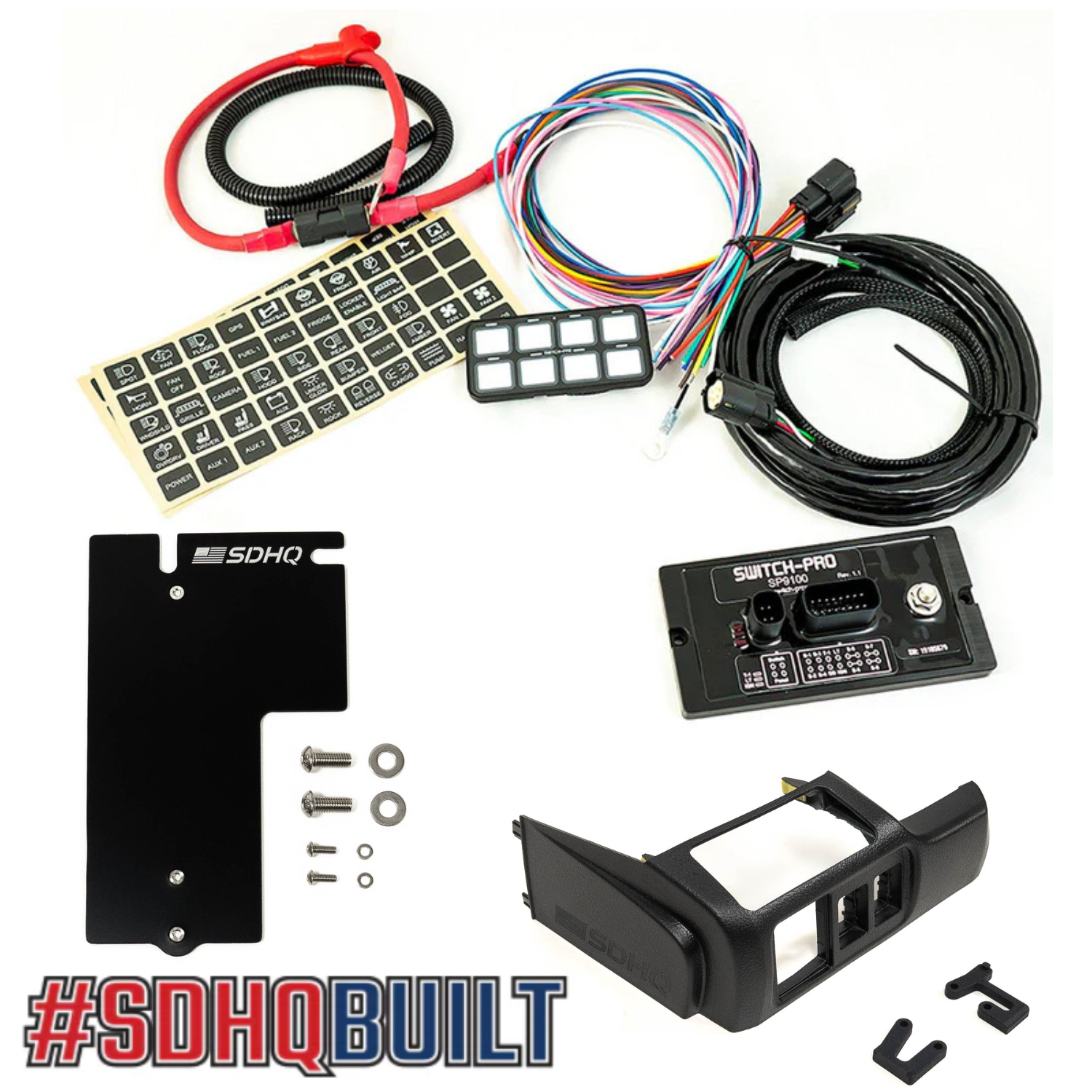 '10-24 Toyota 4Runner SDHQ Built Complete Switch Pros Mounting Kit