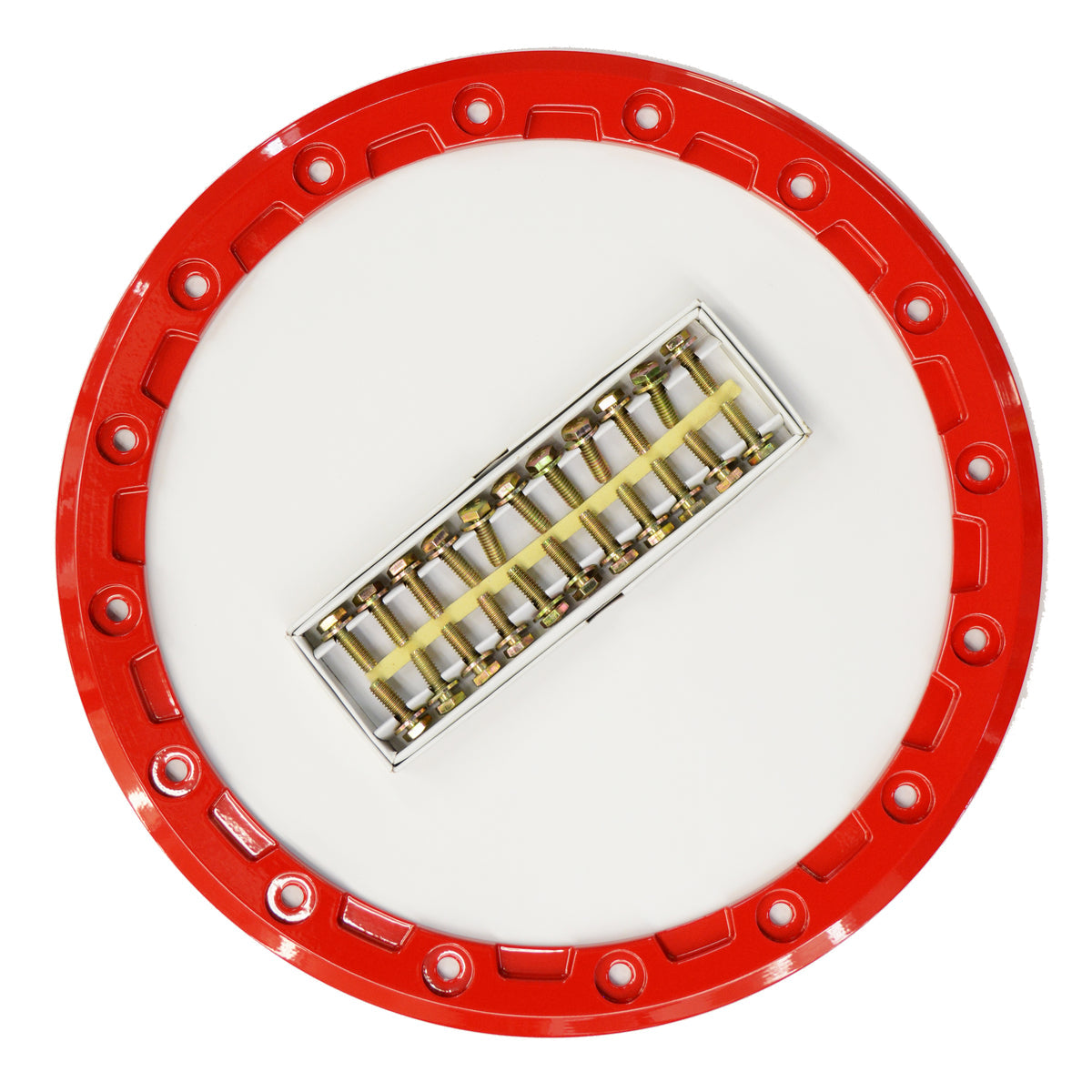 Raceline 15" UTV Red 16 Hole - A93 Podium Beadlock Rings