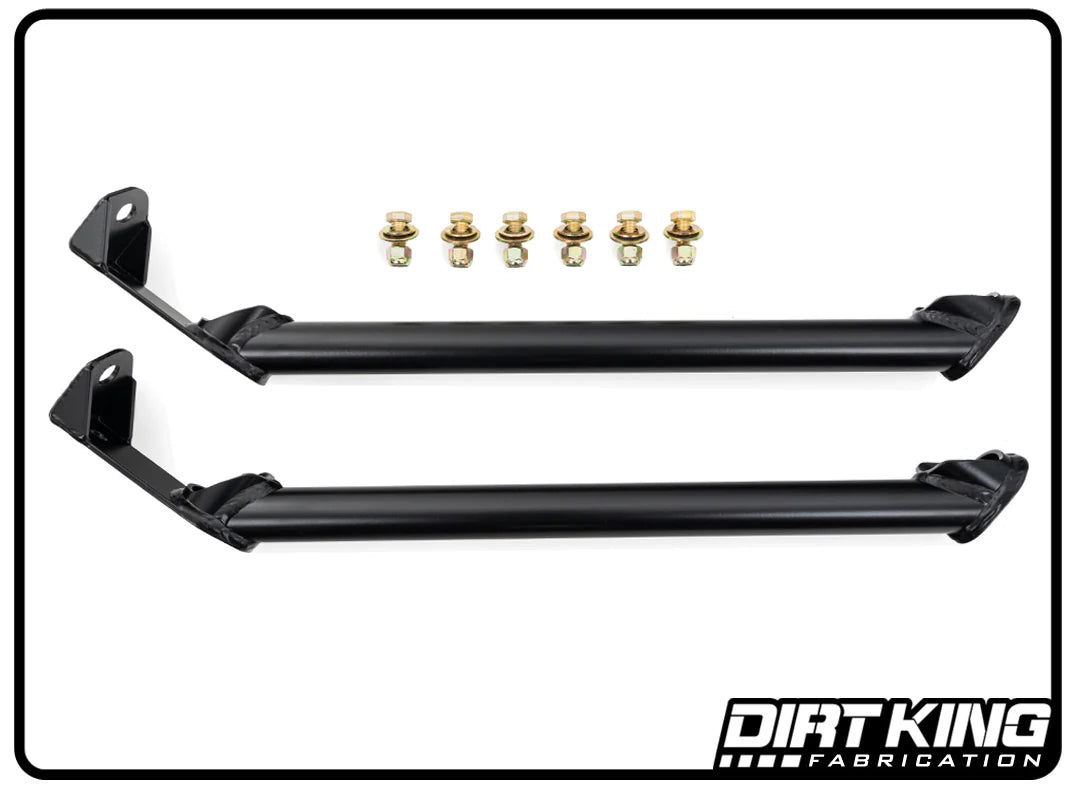 09-18 Ram 1500 Bed Supports with Whip Mounts Front View