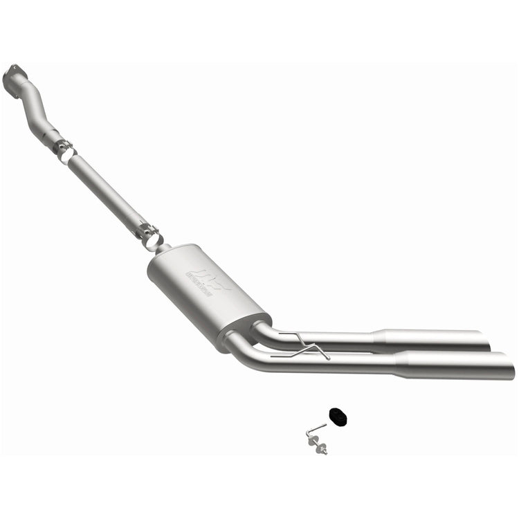 MagnaFlow Street Series Cat-Back Performance Exhaust System 16522 Front View