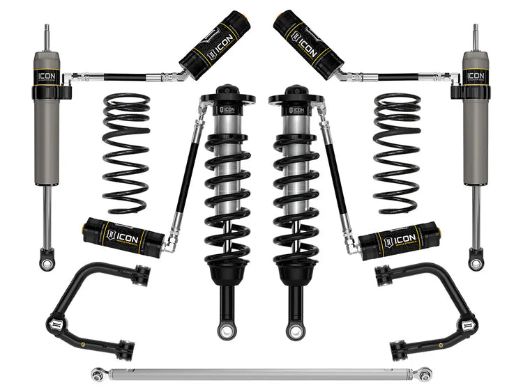 ICON 2025ICON 2025-2026 Toyota 4Runner 2WD, 1.25-3" Lift, Stage 6 Suspension System, Tubular-2026 Toyota 4Runner 2WD, 1.25-3" Lift, Stage 6 Suspension System, Billet (Copy)