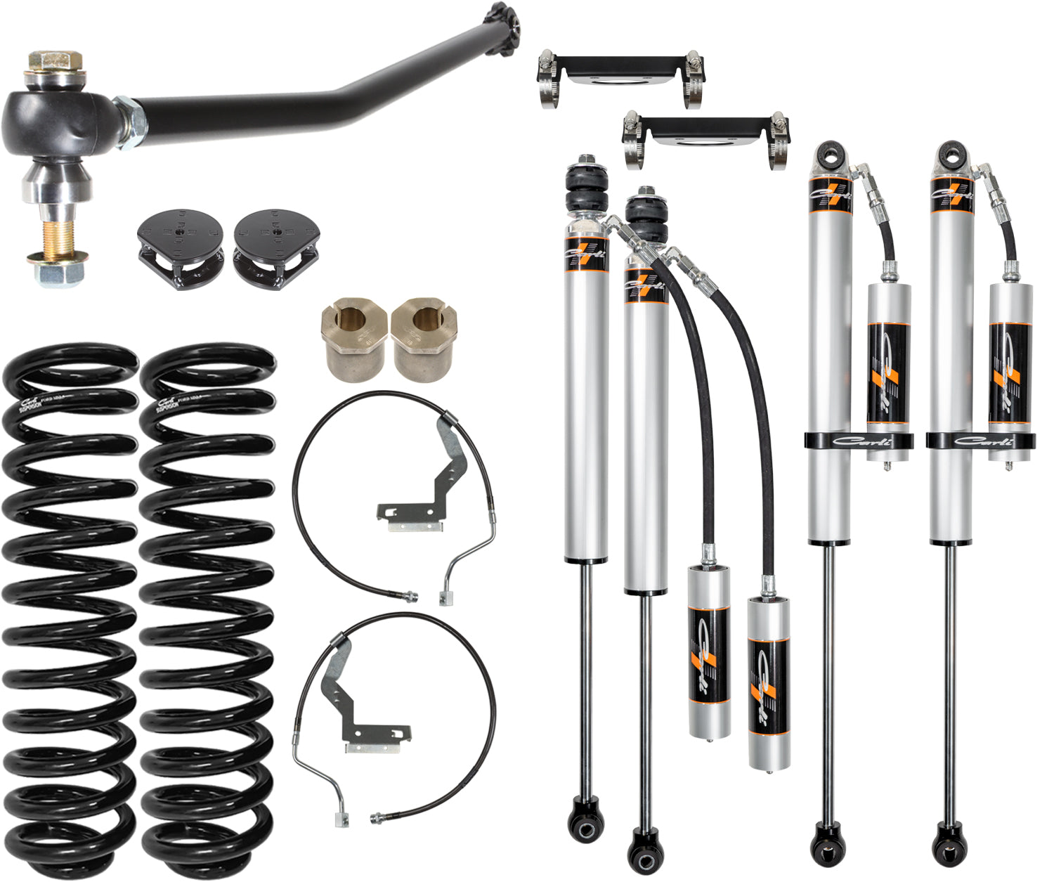 '17-22 Ford F250/350 Backcountry System Base kit Display of Included Parts