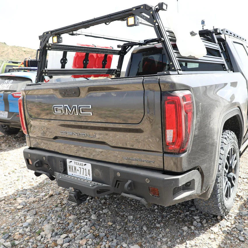2019-2025 GMC/CHEVY 1500 OCTANE REAR BUMPER Front View