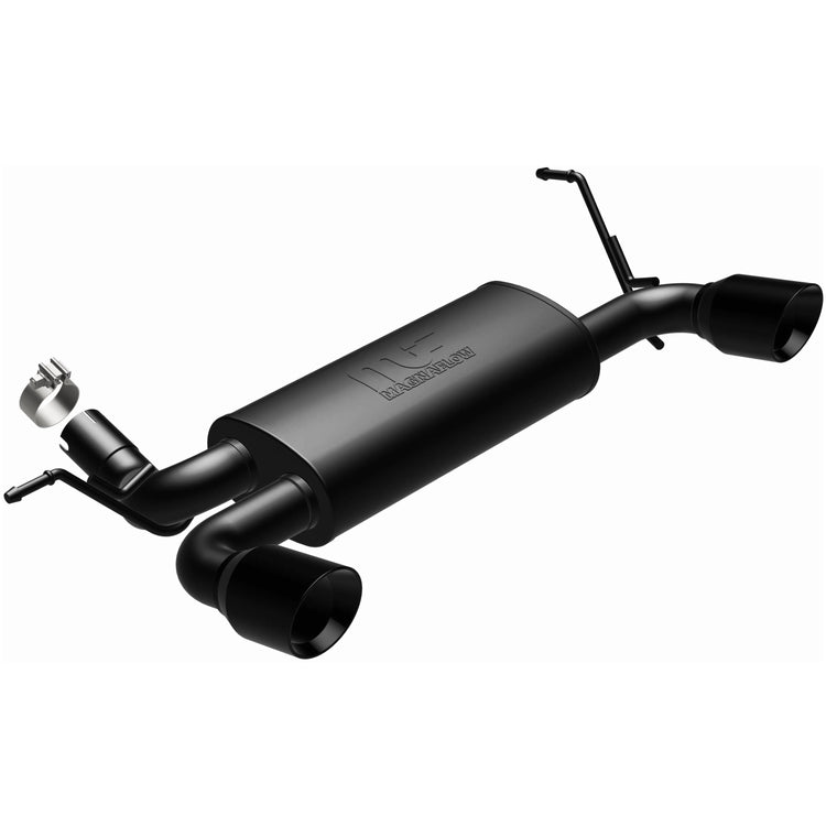 MagnaFlow JK Jeep Wrangler Street Series Axle-Back Performance Exhaust System Front View