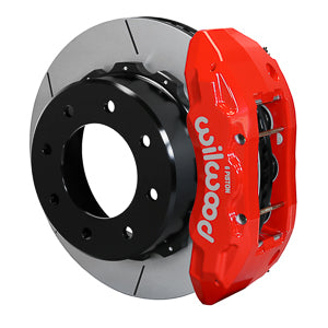 TX6R Big Brake Truck Rear Brake Kit 20'-24' GM 2500 Trucks Front View Red