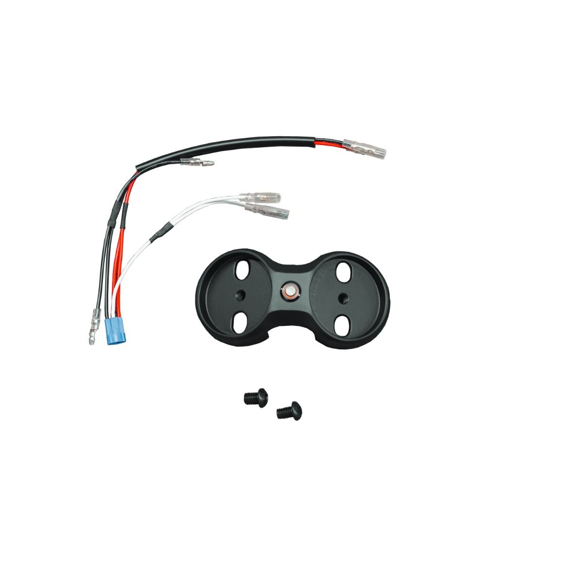 Dual Cyclone Dome Light Tube Clamp Claw Bundle - For Roll Cages Front View