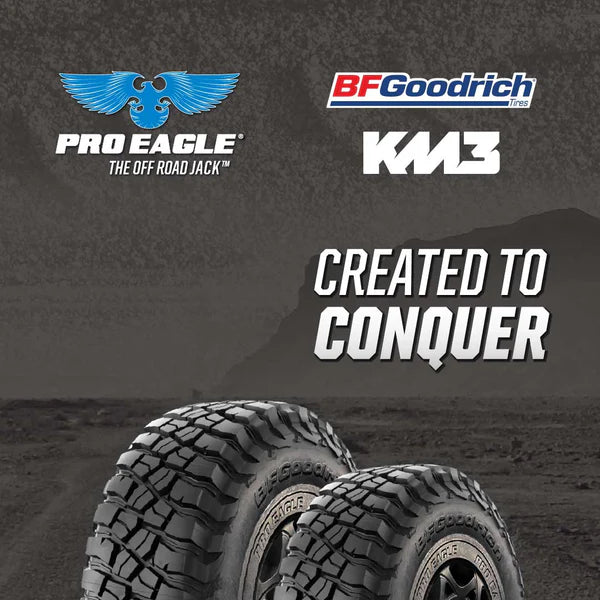 PRO EAGLE BFGoodrich KM3 Tire Set 6″ & 8″ SKU: BFG68SET
