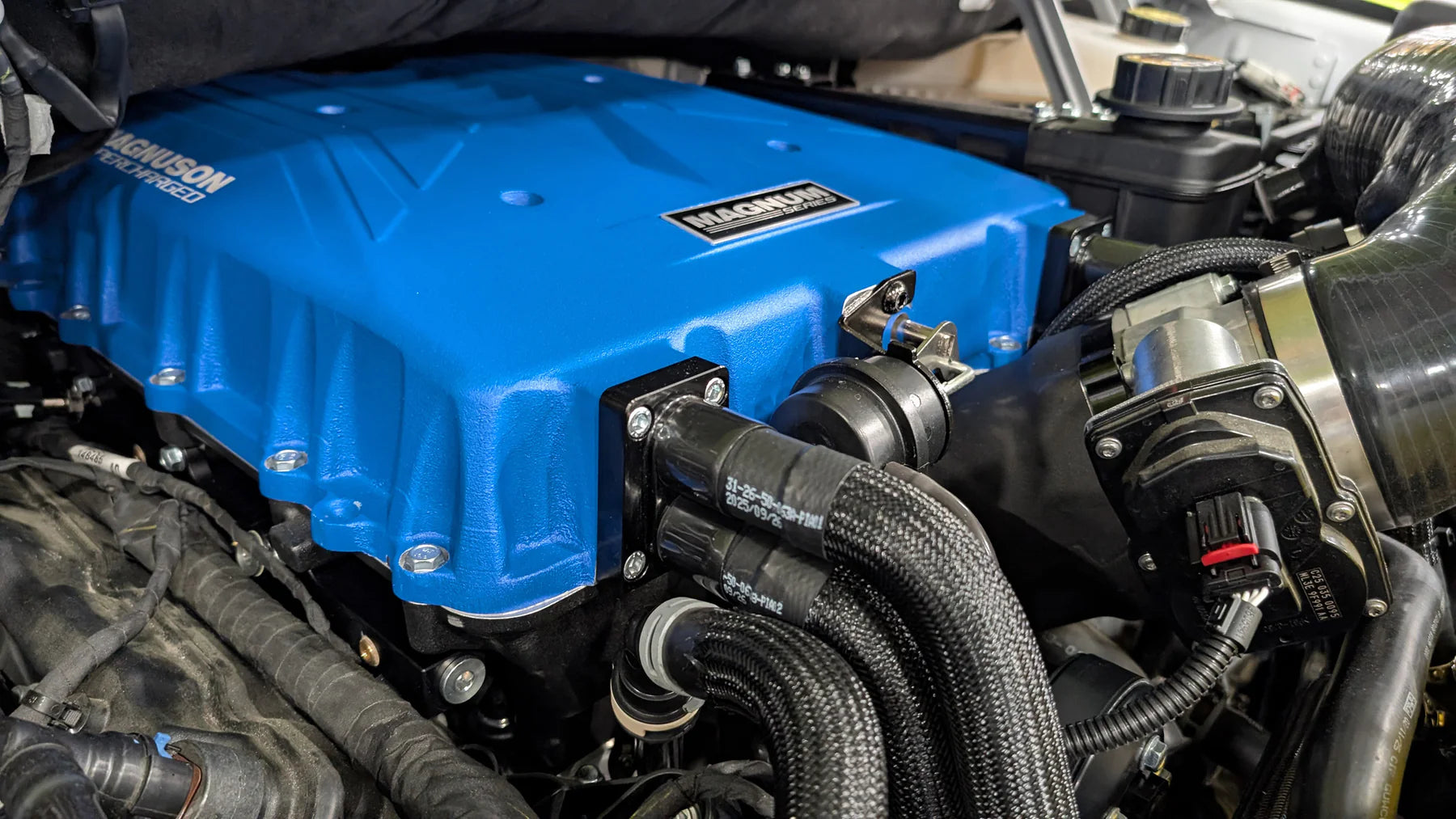 Ford F-150 5.0L V8 TVS2650 Supercharger System Front View