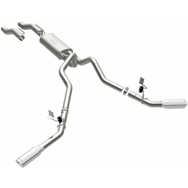 MagnaFlow 2015-2025 Ford F-150 Street Series Cat-Back Performance Exhaust System Front View