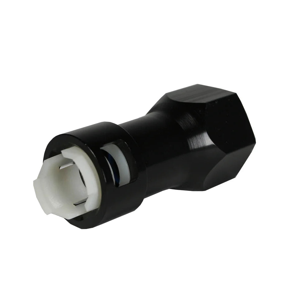 1/2" Quick Connect to AN-10 Feed Line Adapter Front View