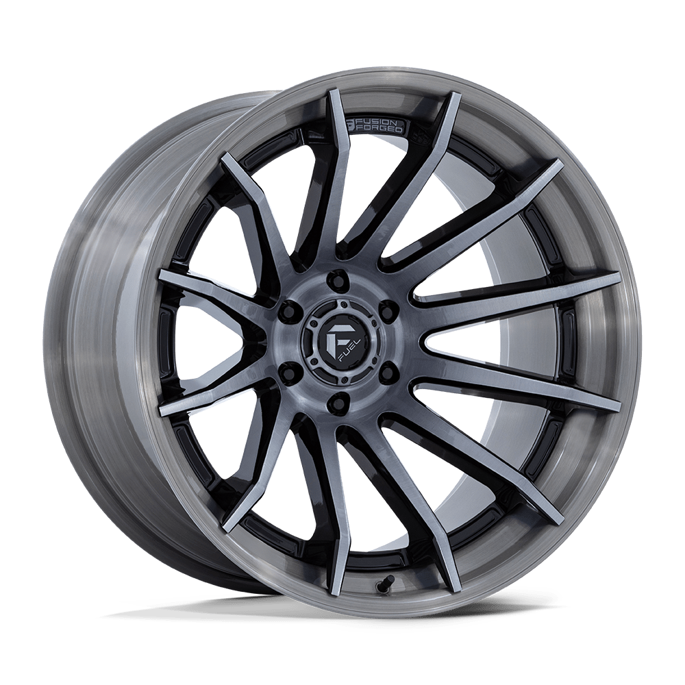 Fuel Wheels | BURN Front View Black