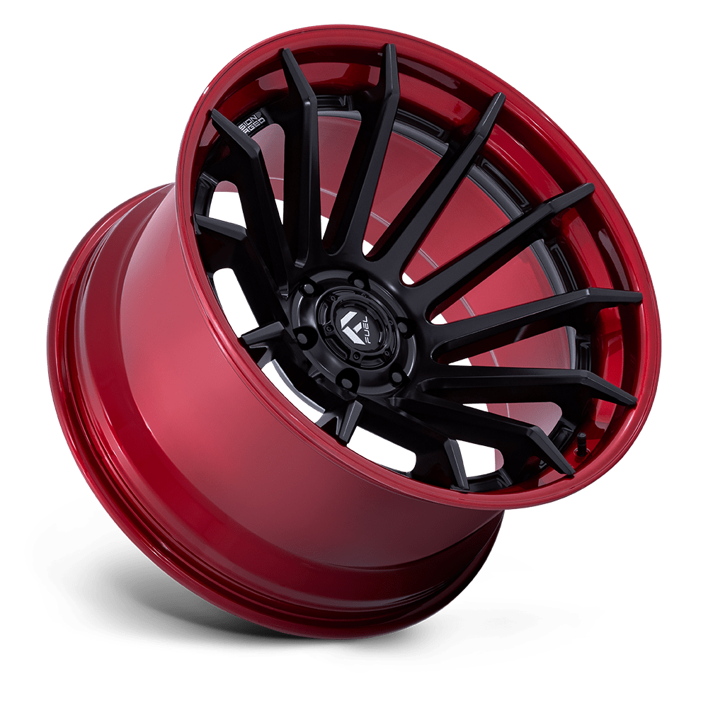 Fuel Wheels | BURN Front View Red